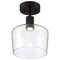Access Lighting Port Nine Chardonnay, Chardonnay LED SemiFlush, Matte Black Finish, Clear Glass 63147LEDD-MBL/CLR - alternate 4
